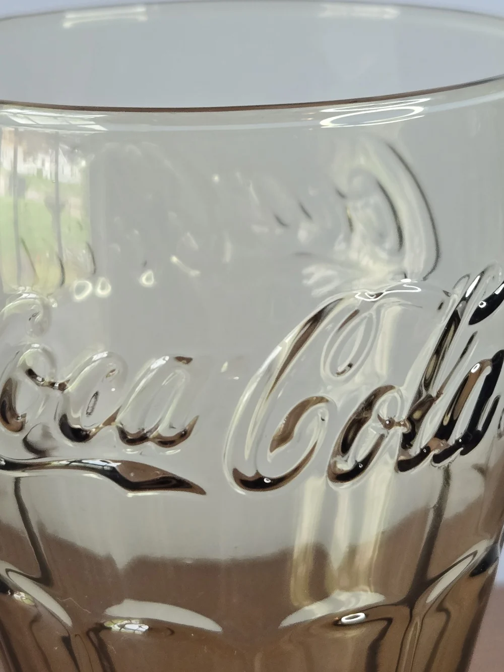 Vintage Coca-Cola Libbey Smoked Amber Glasses, Tumblers Brown, Coke, Set Of 2